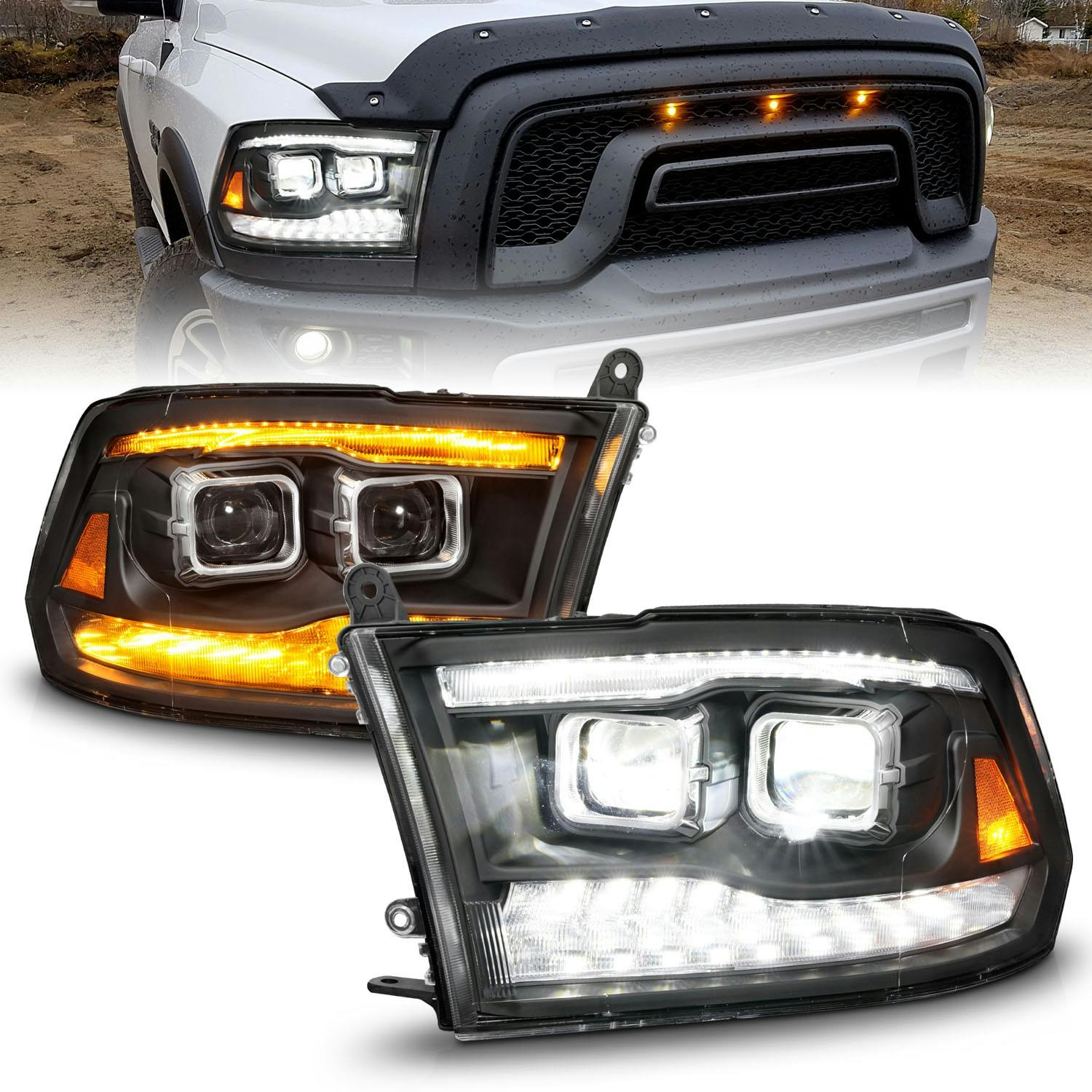 AnzoUSA 111595 LED Projector Headlight