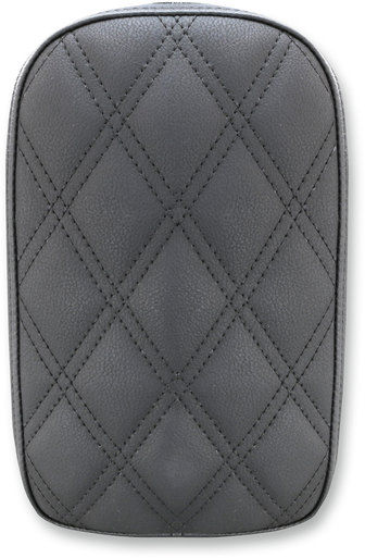 SADDLEMEN Lattice Stitched Pad - Black -6" SA1022
