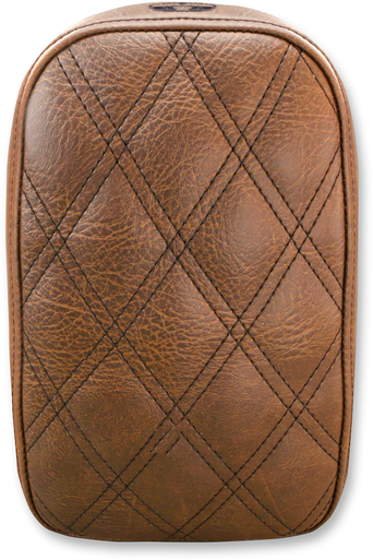 SADDLEMEN Lattice Stitched Pad - Brown -6" SA1025