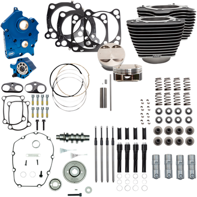 S&S CYCLE Power Package - Gear Drive - Oil Cooled - Highlighted Fins - M8 310-1058A