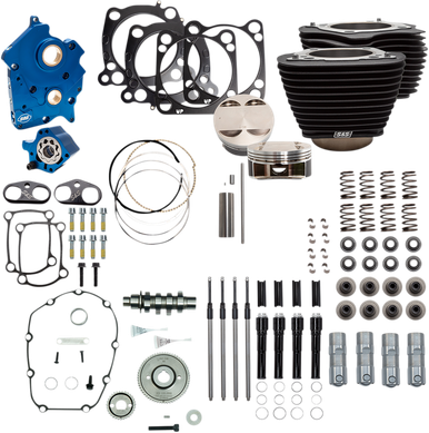 S&S CYCLE Power Package - Gear Drive - Oil Cooled - Non-Highlighted Fins - M8 310-1059A