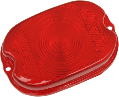 DRAG SPECIALTIES Replacement Taillight Lens - Red 12-0012-HC3