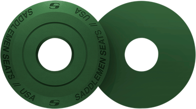 SADDLEMEN Fender Seat Washer - Dark Green 14707DG