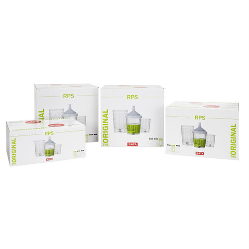 SATA Spray Equipment RPS Cup, 0.9L, Std Lid, 200m Flat Sieve, 40 Pk