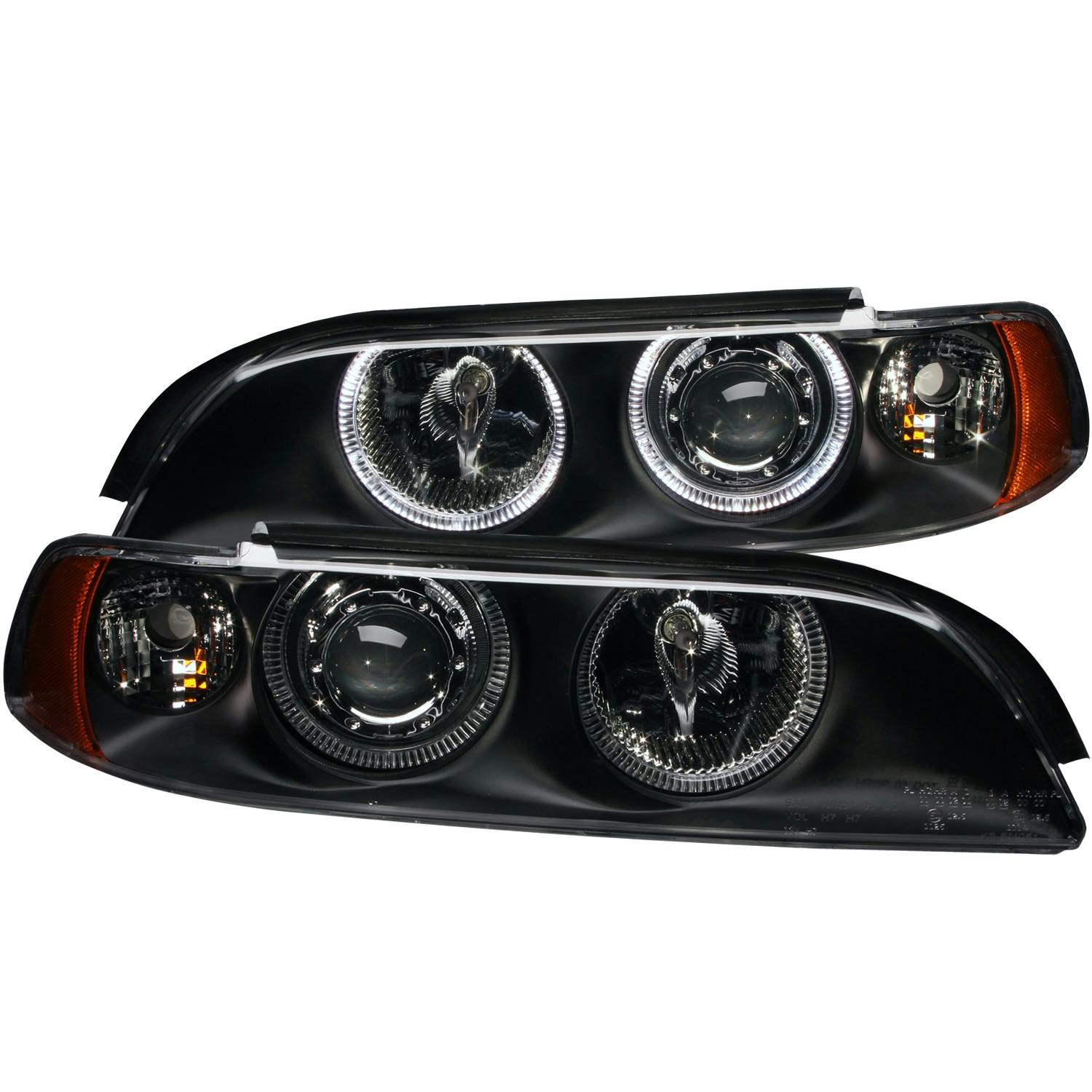 AnzoUSA 121017 Projector Headlight Set w/Halo