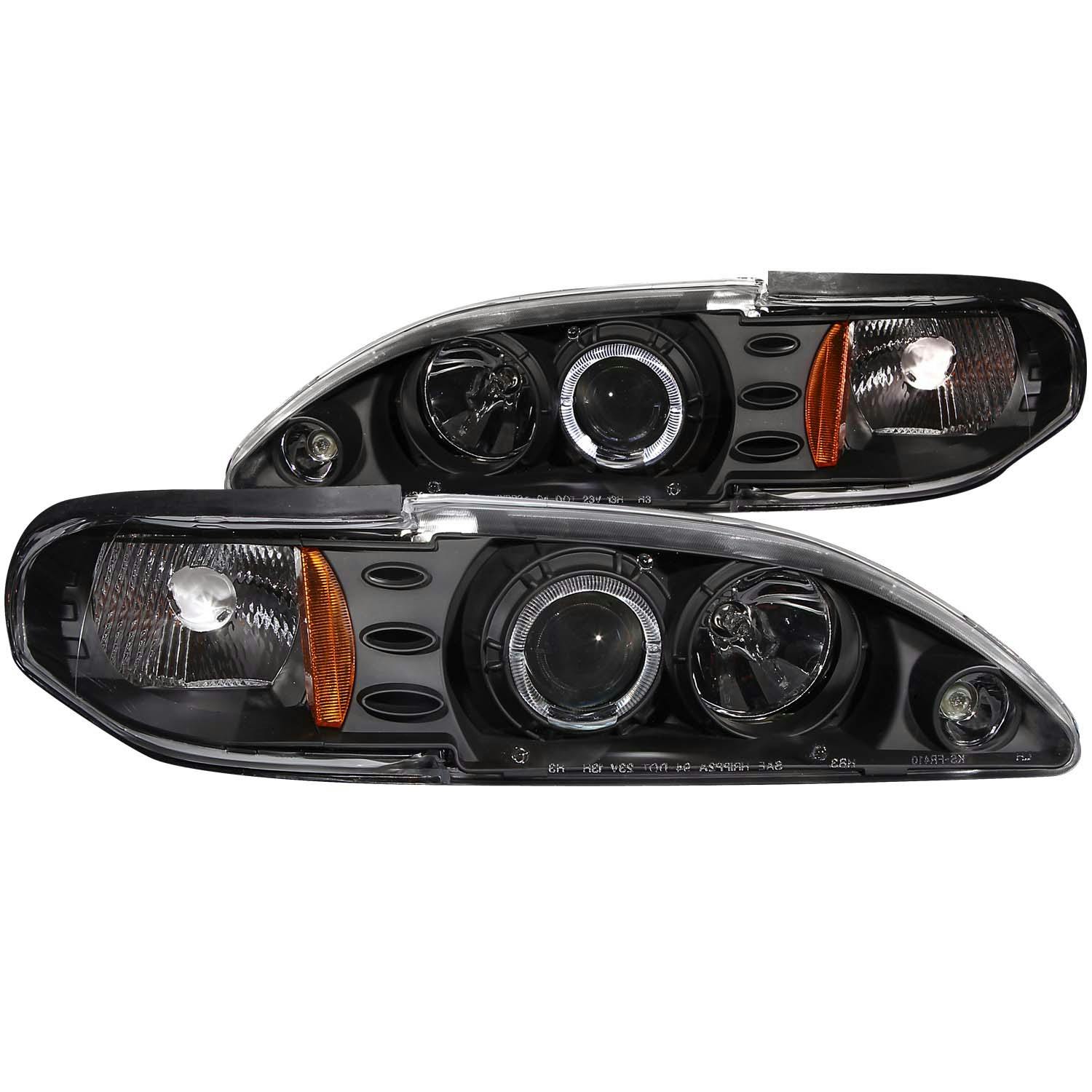 AnzoUSA 121038 Projector Headlight Set w/Halo