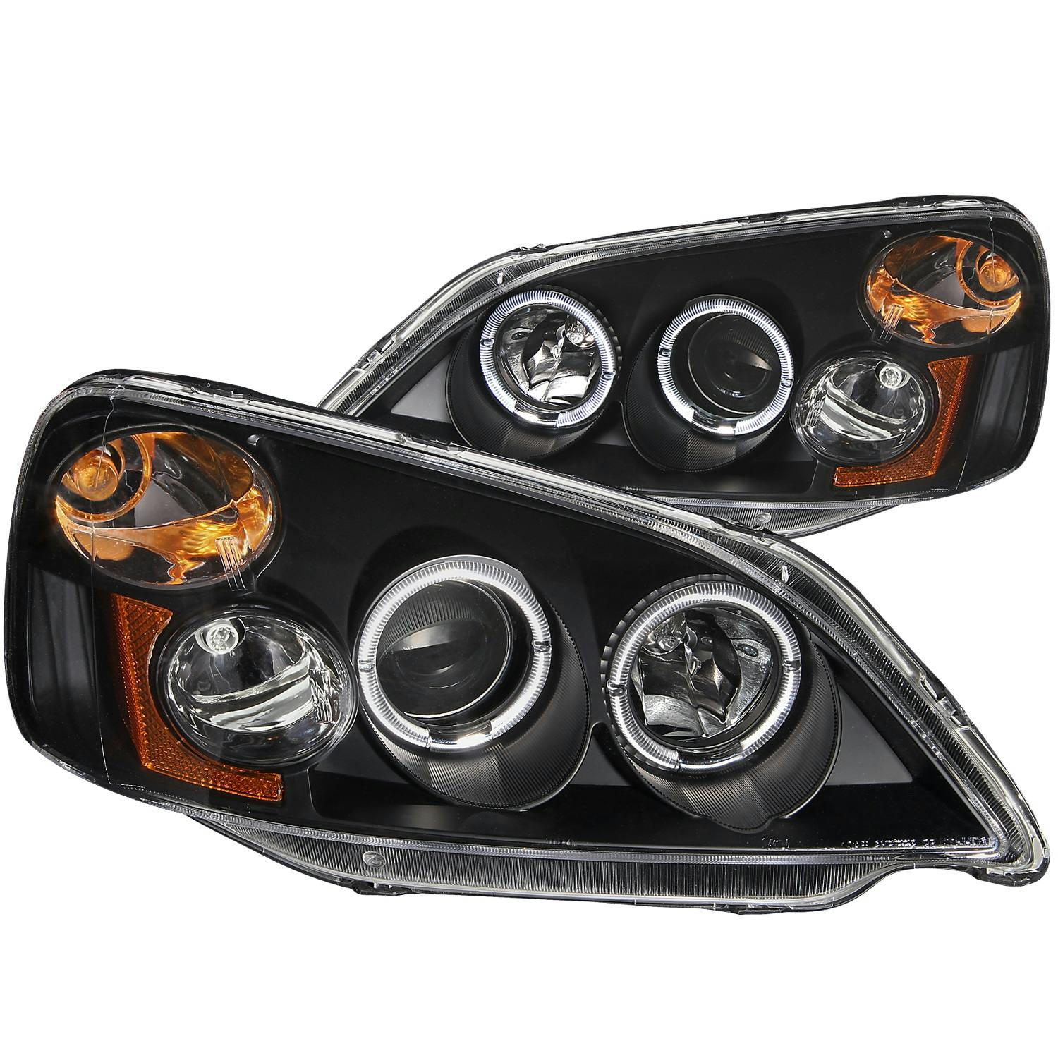 AnzoUSA 121055 Projector Headlight Set w/Halo