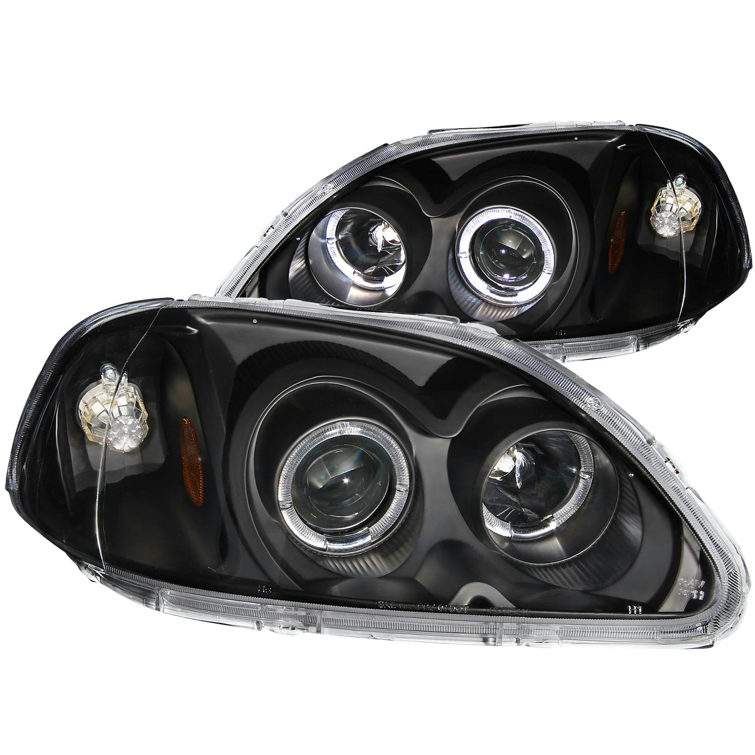 AnzoUSA 121068 Projector Headlight Set w/Halo