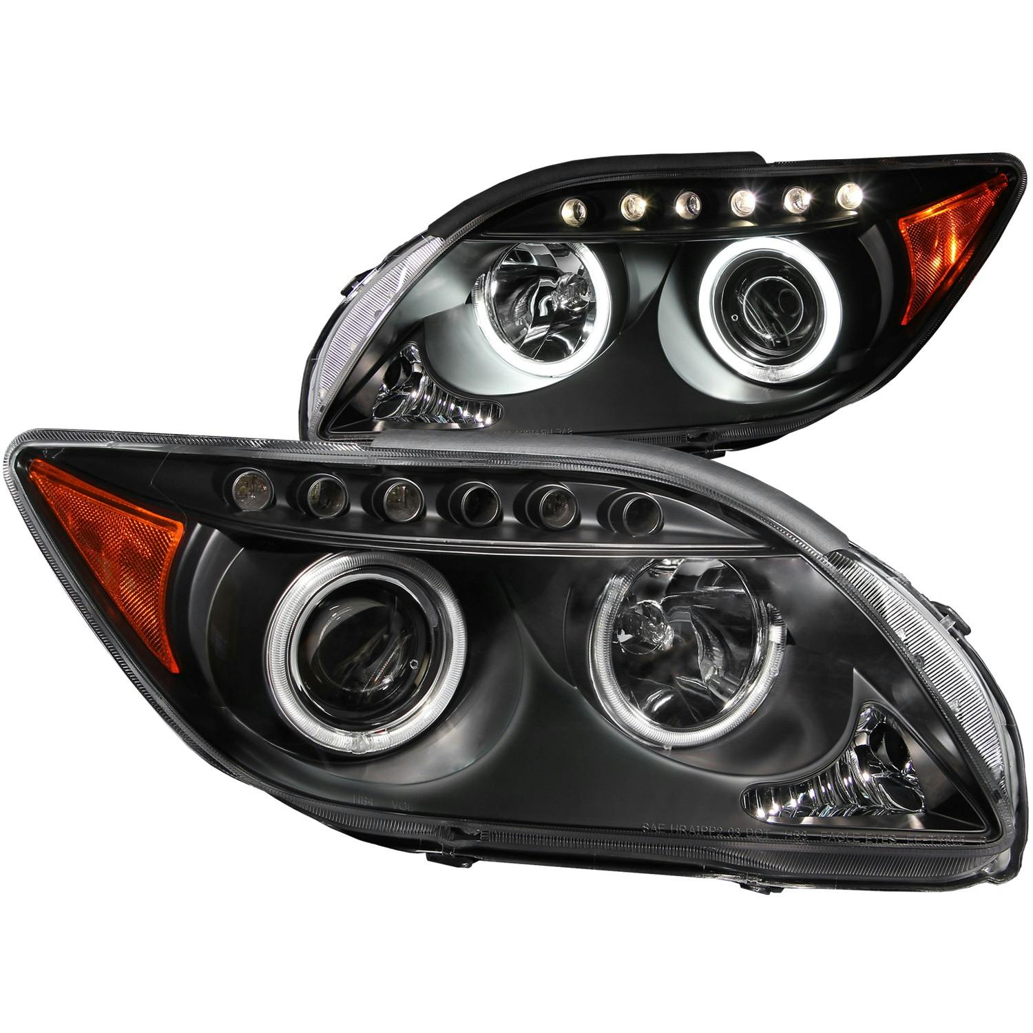 AnzoUSA 121119 Projector Headlight Set w/Halo