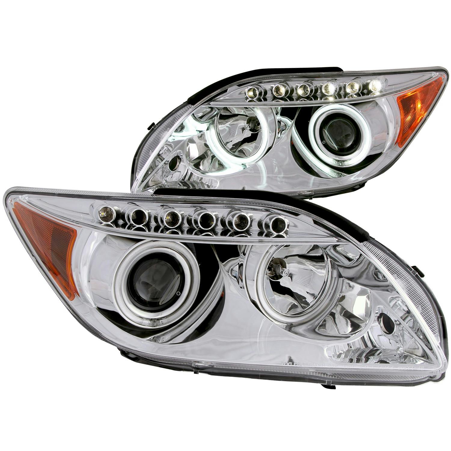 AnzoUSA 121120 Projector Headlight Set w/Halo