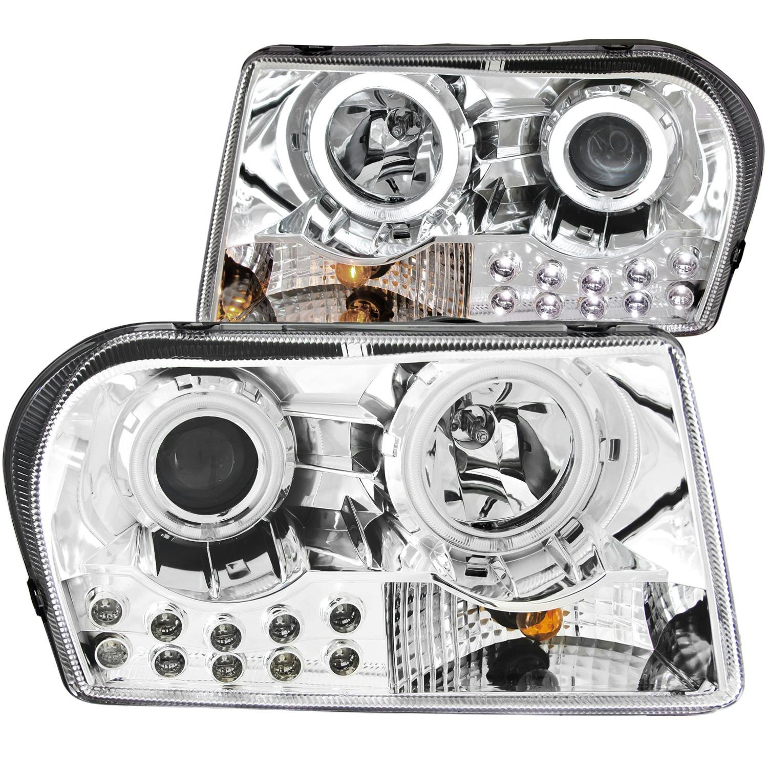 AnzoUSA 121136 Projector Headlight Set w/Halo