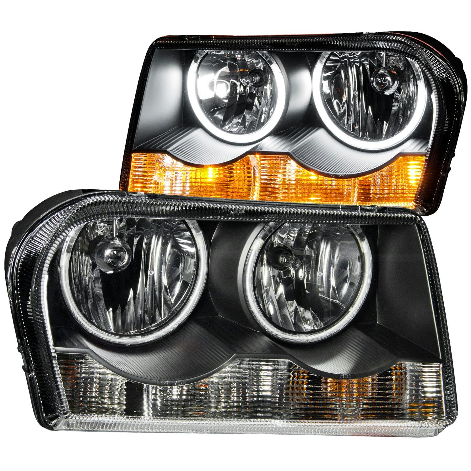 AnzoUSA 121138 Crystal Headlight Set w/Halo