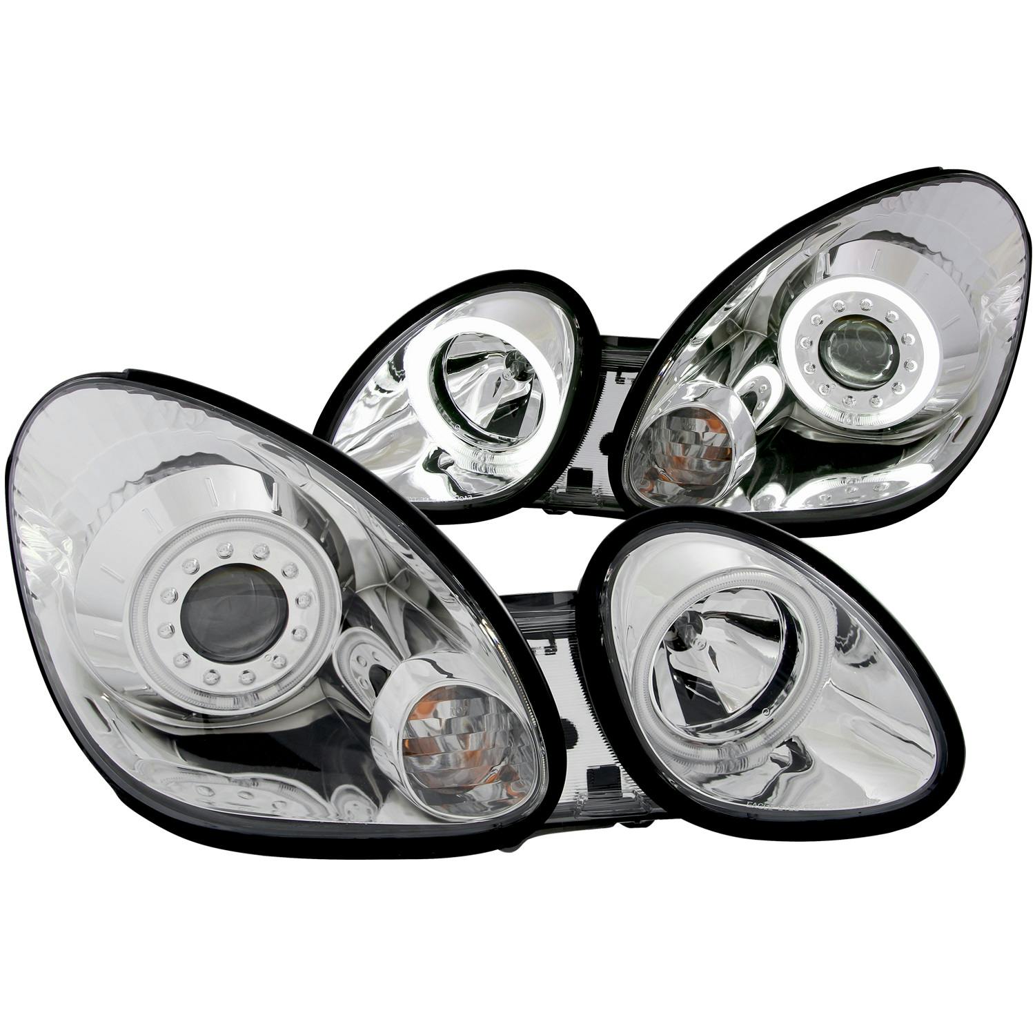 AnzoUSA 121143 Projector Headlight Set w/Halo