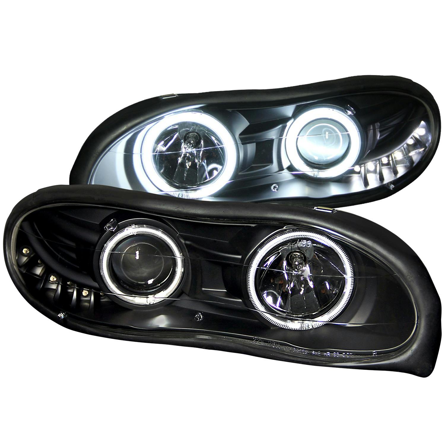 AnzoUSA 121160 Projector Headlight Set w/Halo