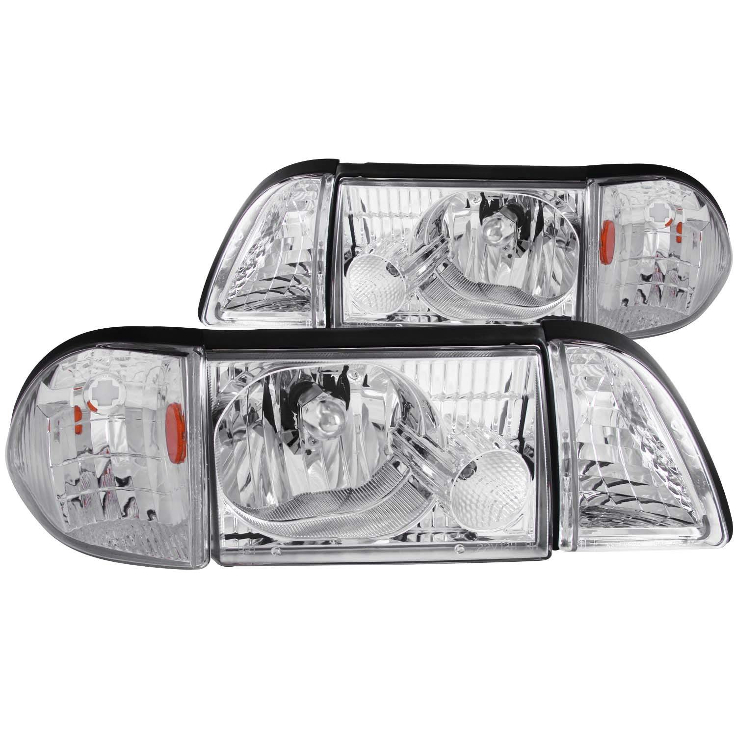 AnzoUSA 121195 Crystal Headlight Set