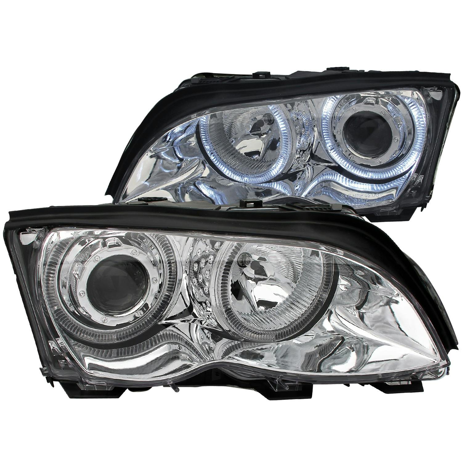 AnzoUSA 121212 Projector Headlight Set w/Halo