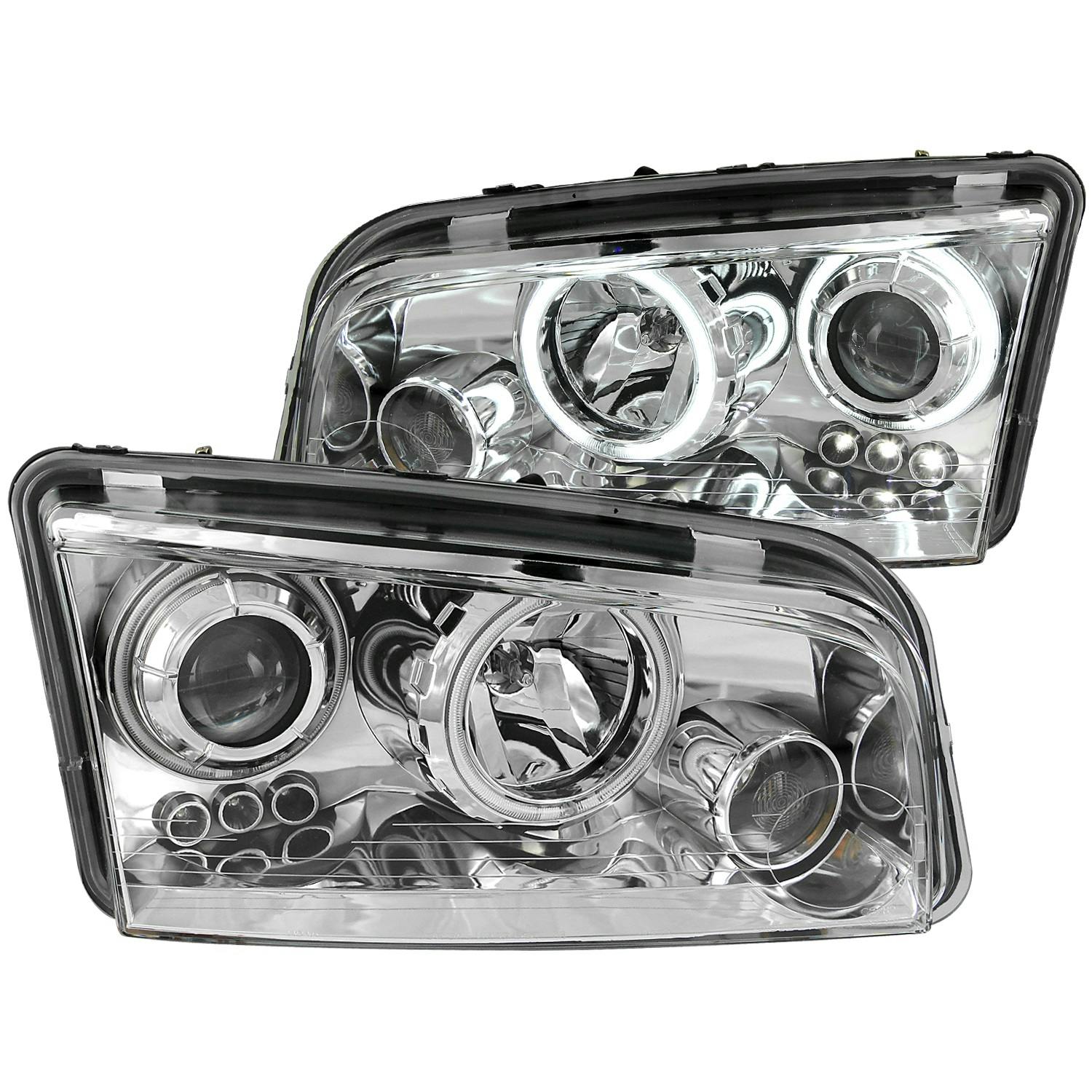 AnzoUSA 121217 Projector Headlight Set w/Halo