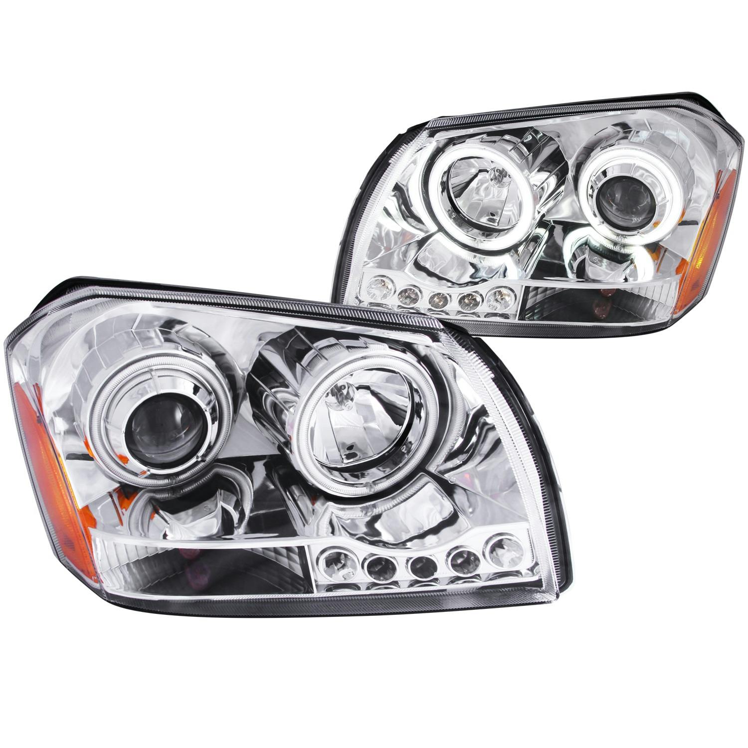 AnzoUSA 121219 Projector Headlight Set w/Halo