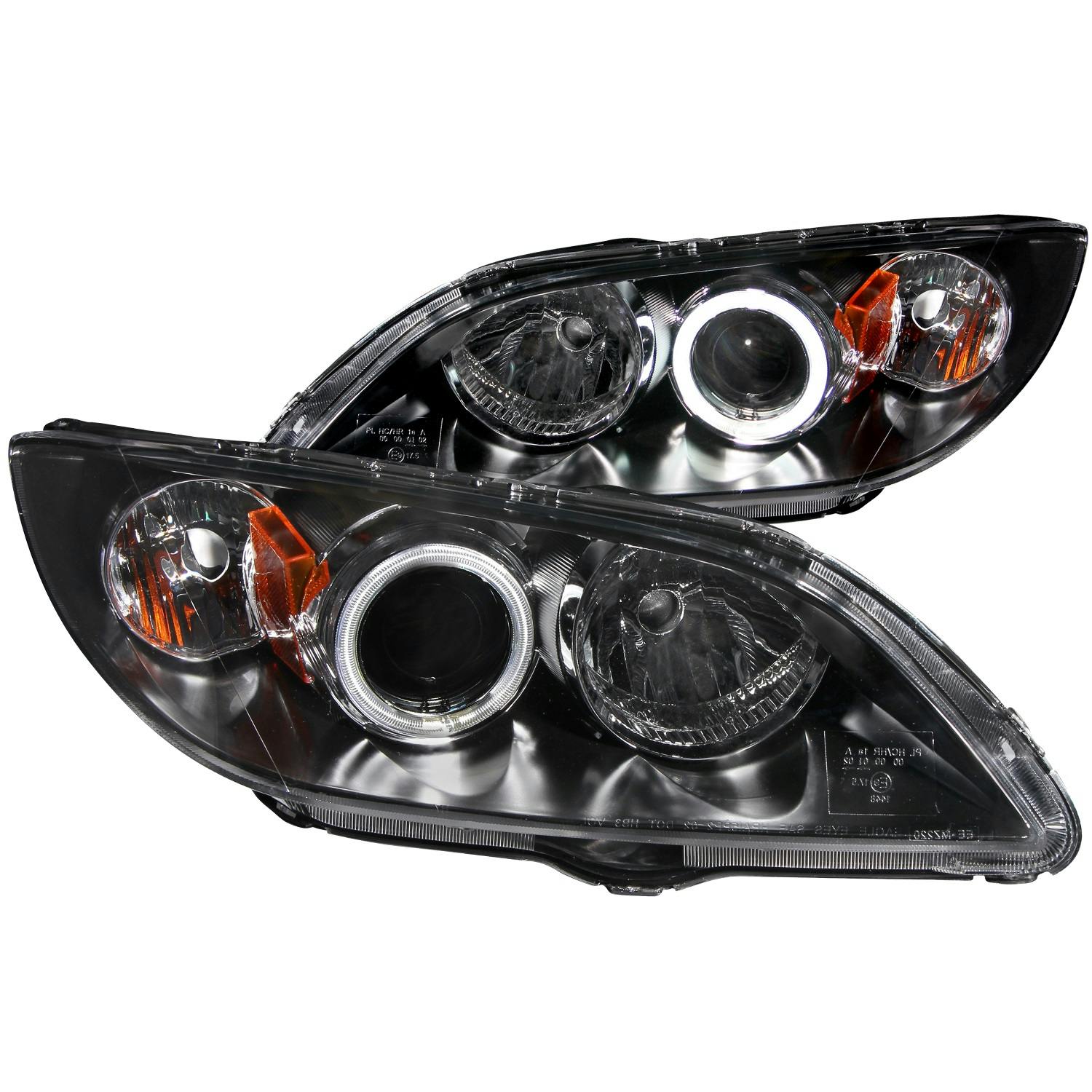 AnzoUSA 121228 Projector Headlight Set w/Halo