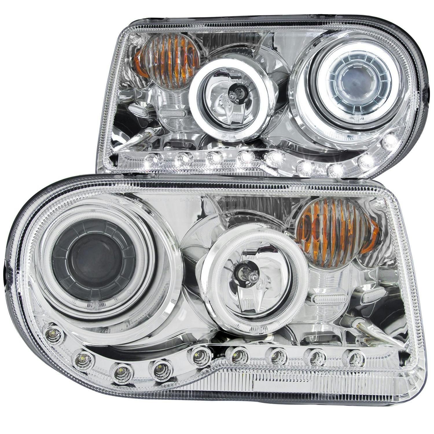 AnzoUSA 121250 Projector Headlight Set w/Halo