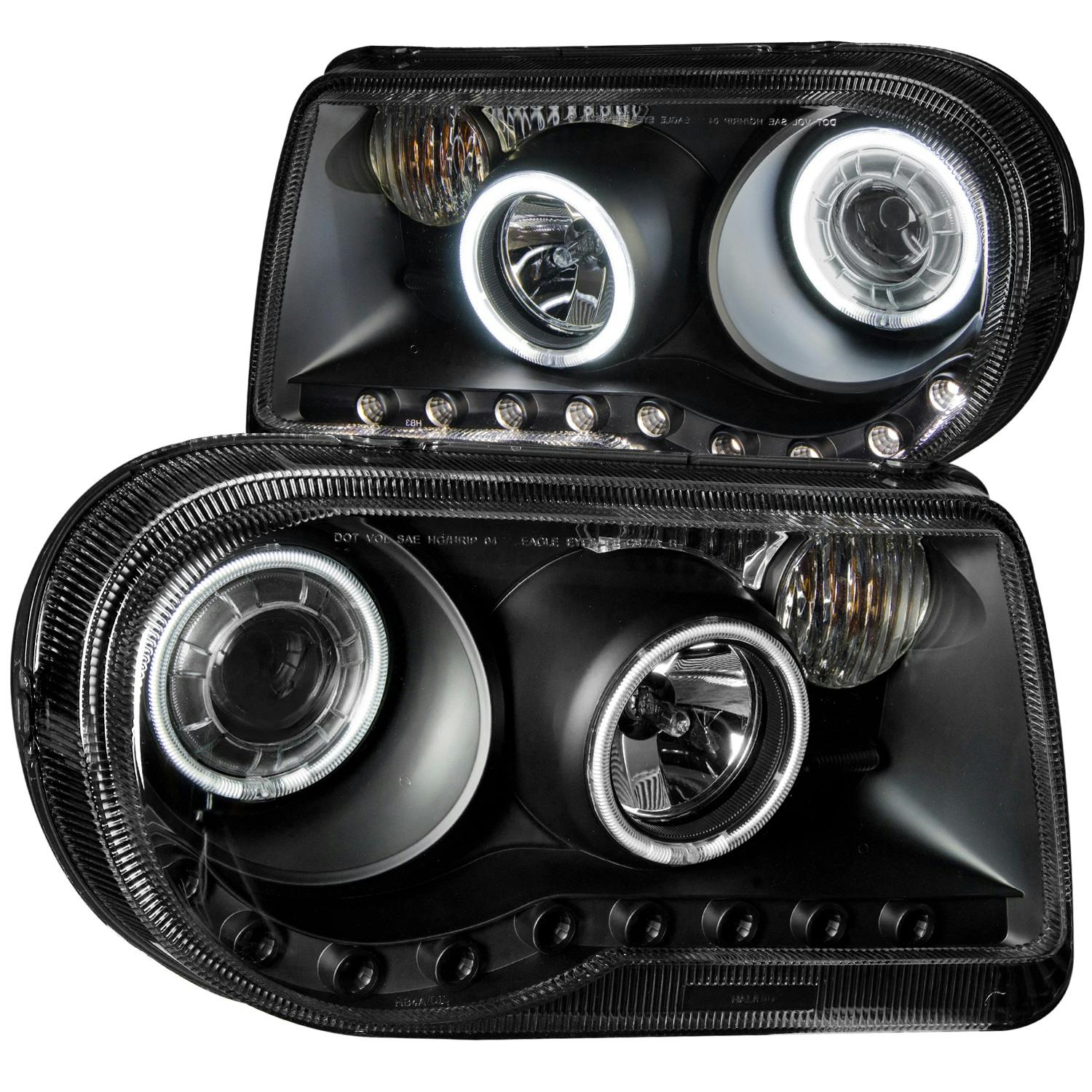 AnzoUSA 121251 Projector Headlight Set w/Halo
