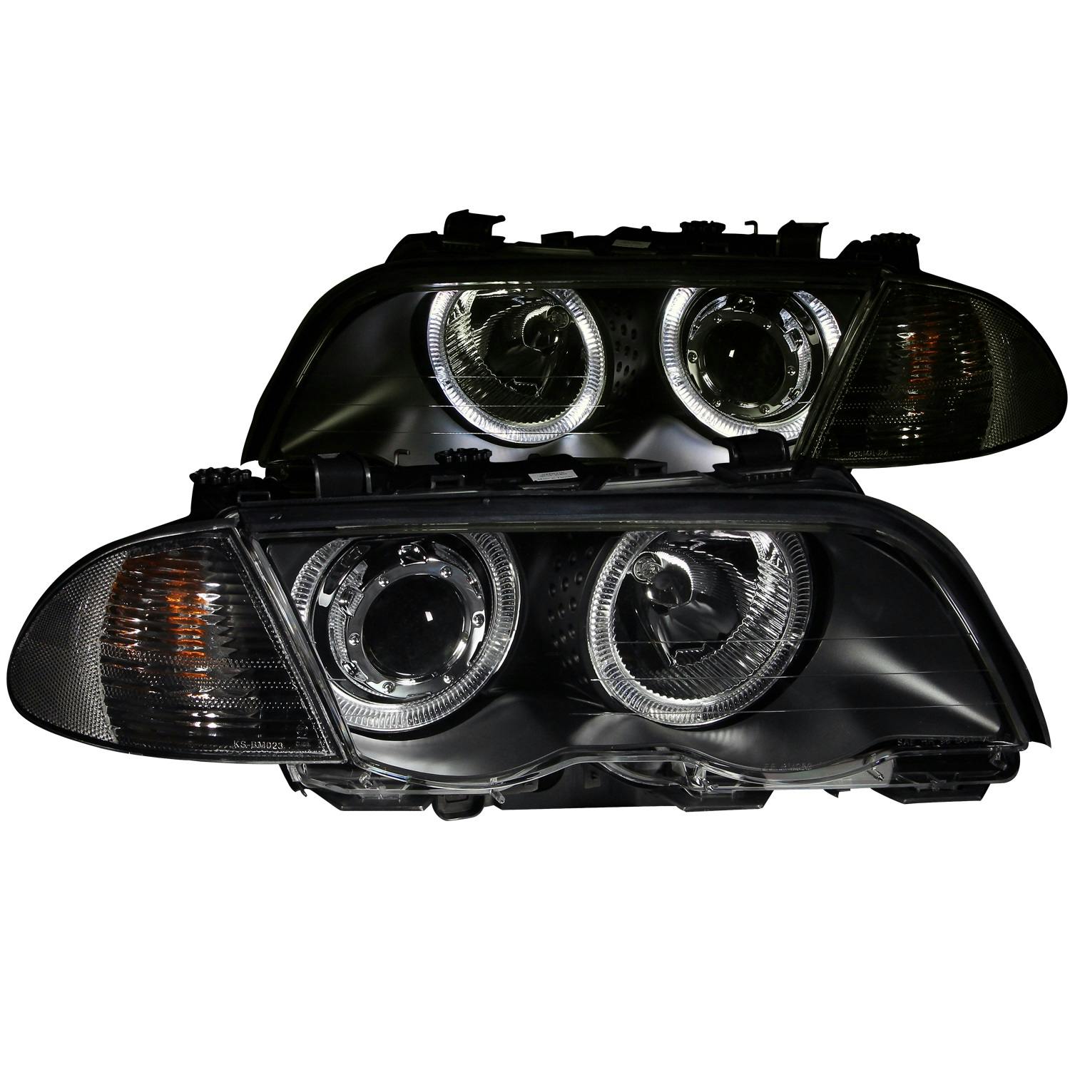 AnzoUSA 121261 Projector Headlight Set w/Halo