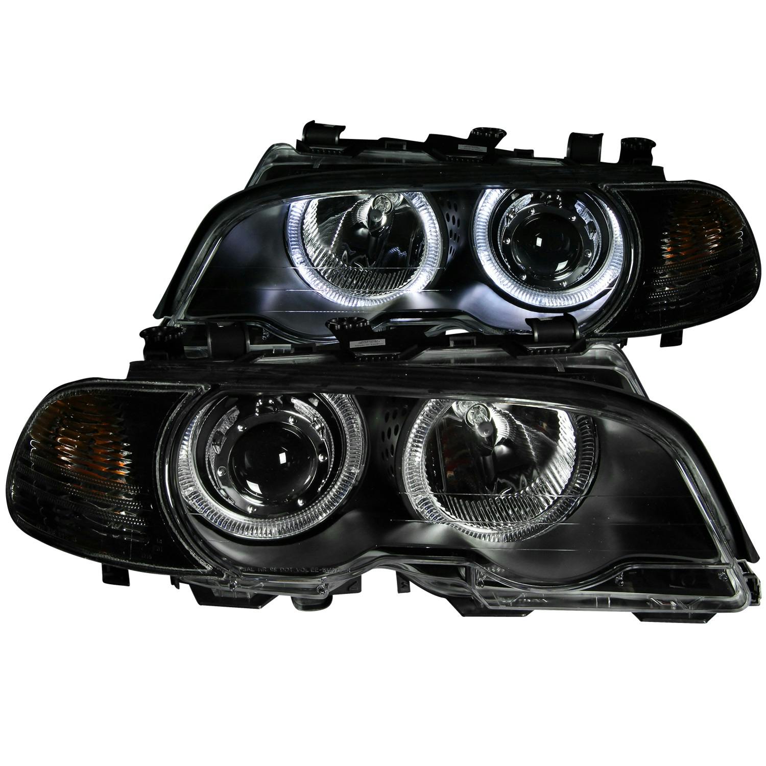 AnzoUSA 121269 Projector Headlight Set w/Halo