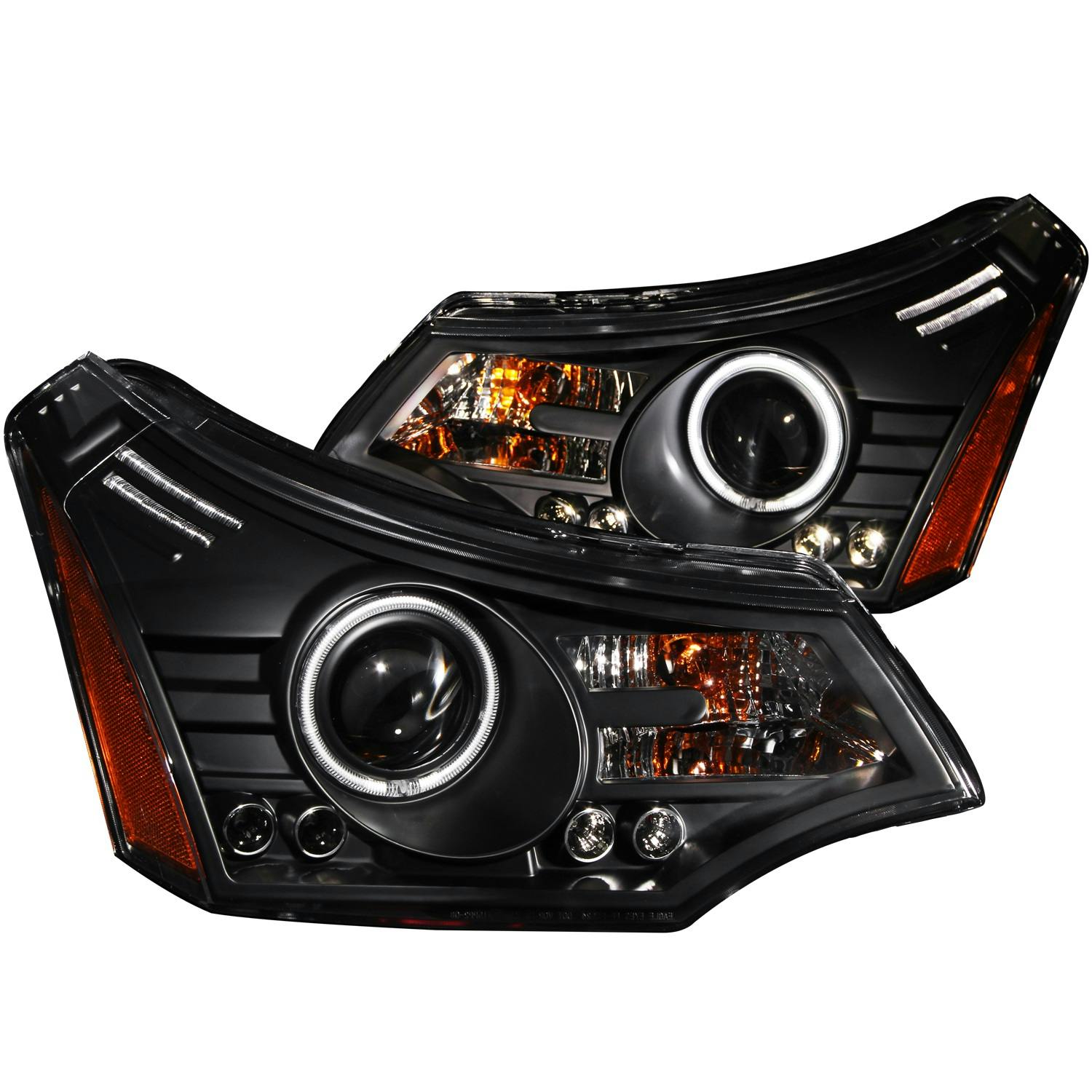 AnzoUSA 121272 Projector Headlight Set w/Halo