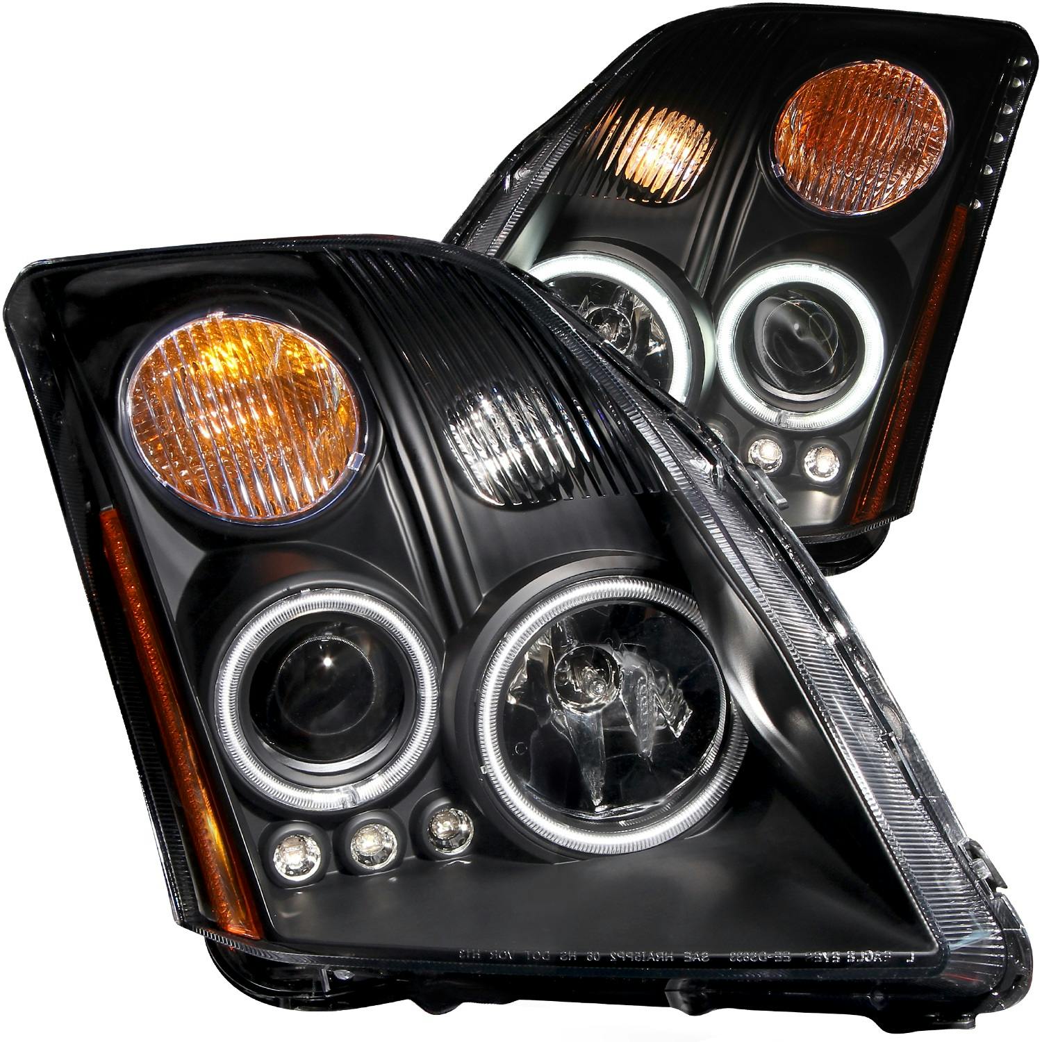 AnzoUSA 121276 Projector Headlight Set w/Halo