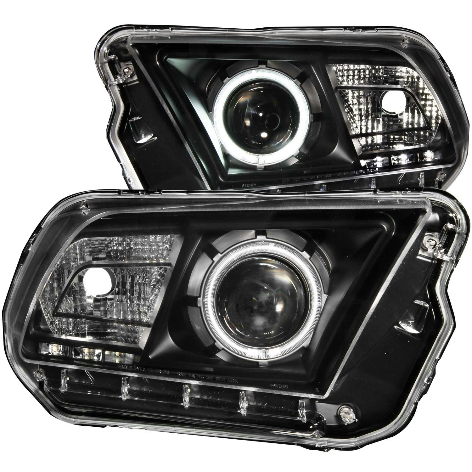 AnzoUSA 121323 Projector Headlight Set w/Halo