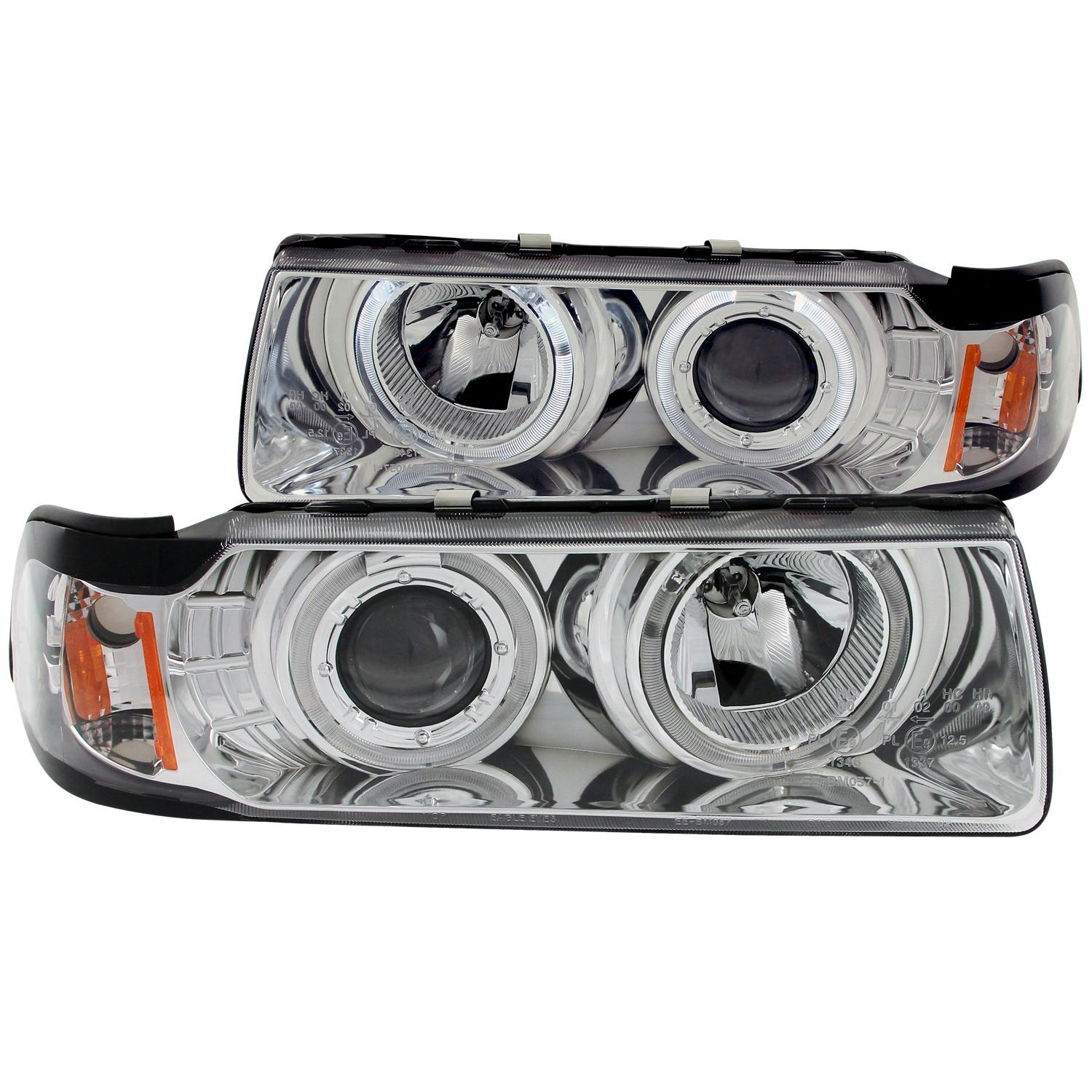 AnzoUSA 121326 Projector Headlight Set w/Halo