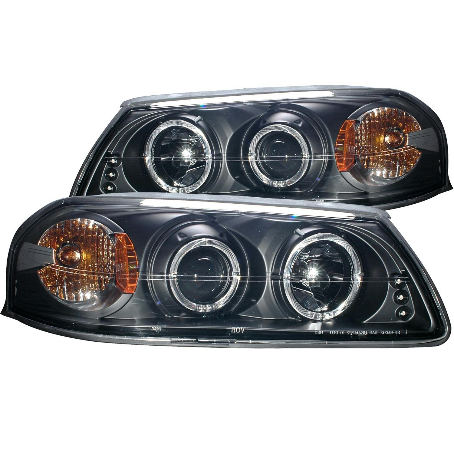 AnzoUSA 121339 Projector Headlight Set w/Halo
