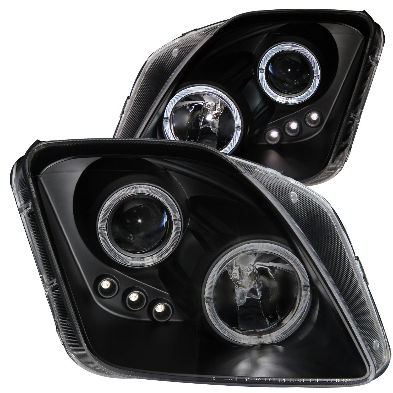 AnzoUSA 121341 Projector Headlight Set w/Halo
