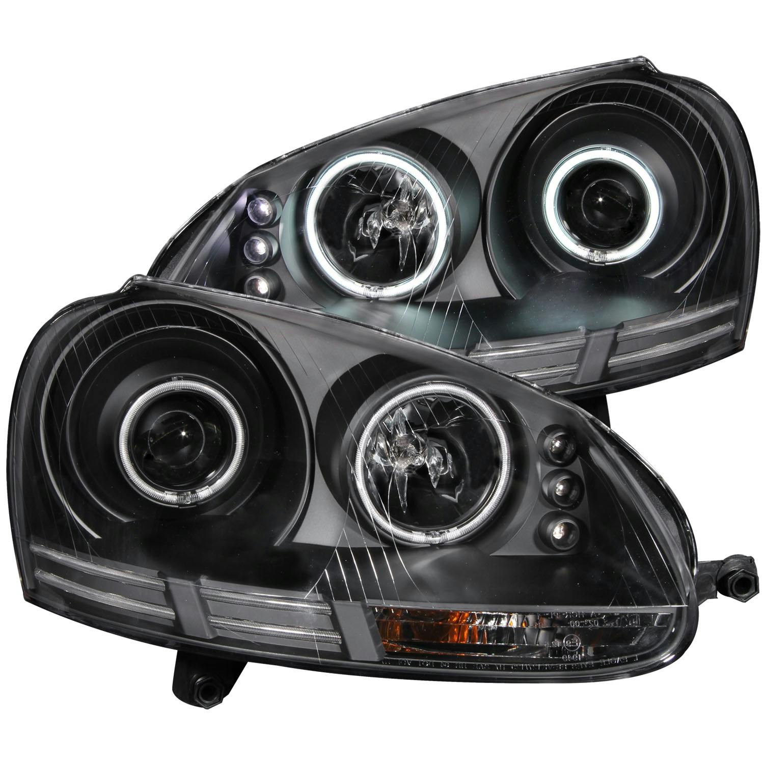 AnzoUSA 121345 Projector Headlight Set w/Halo