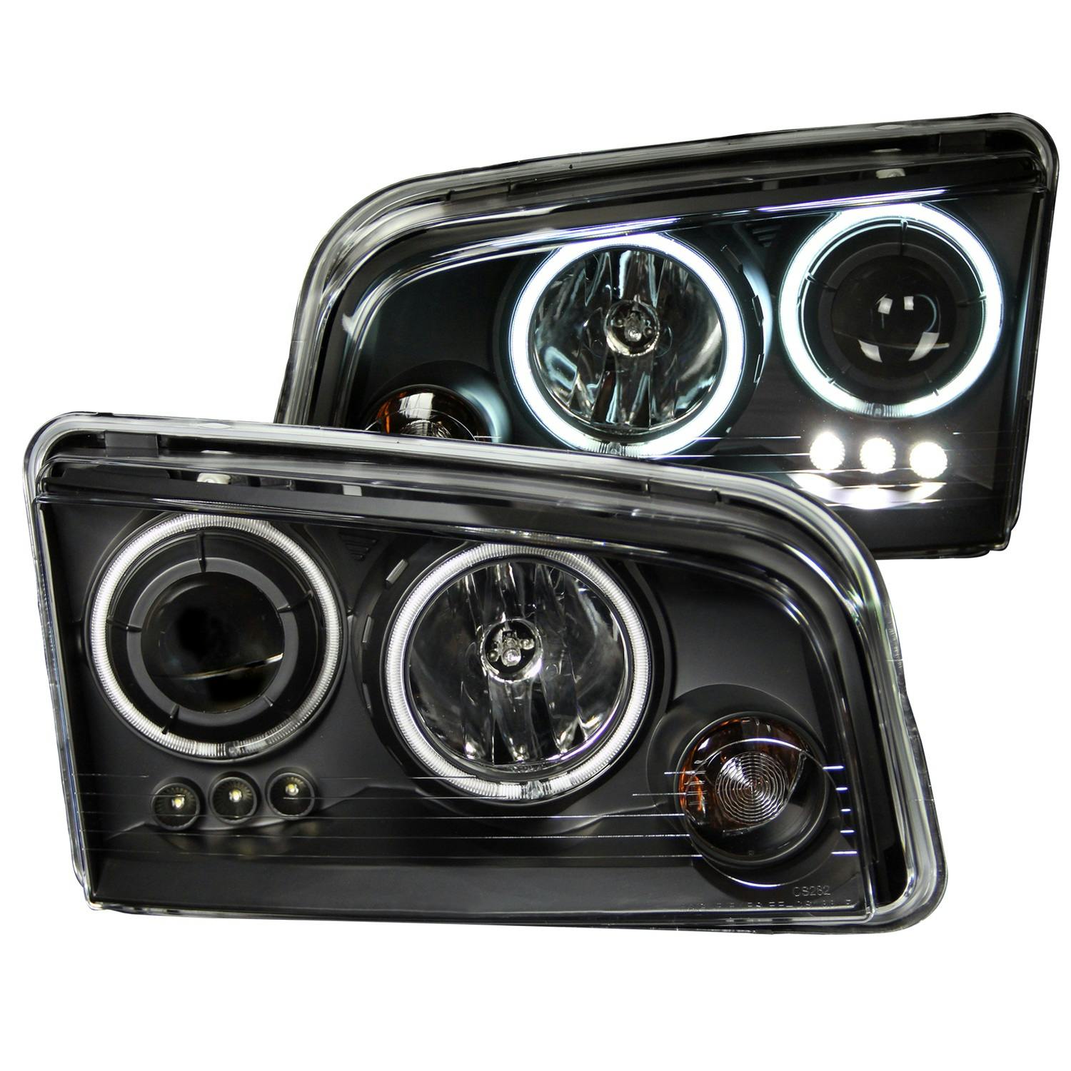 AnzoUSA 121381 Projector Headlight Set w/Halo