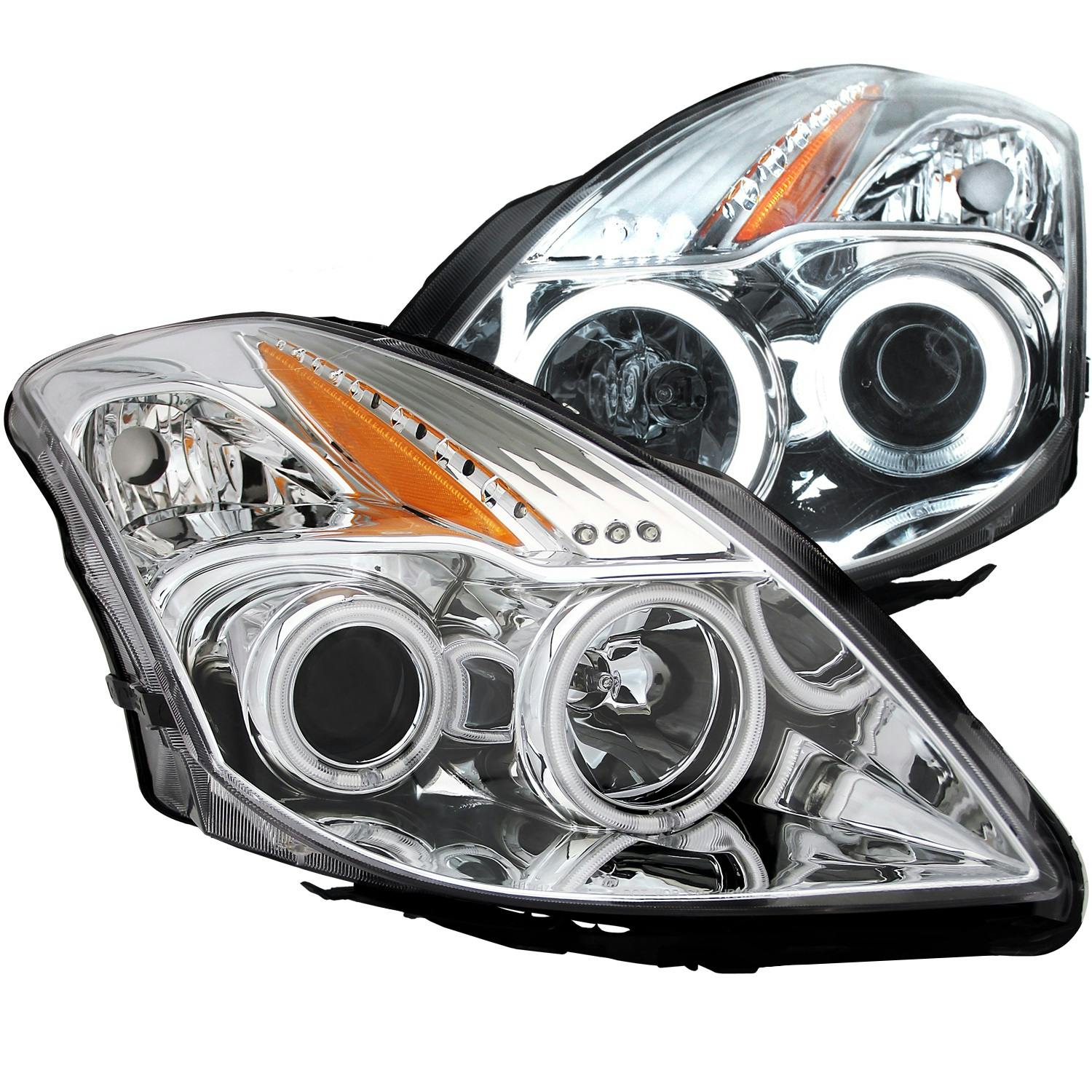 AnzoUSA 121396 Projector Headlight Set w/Halo