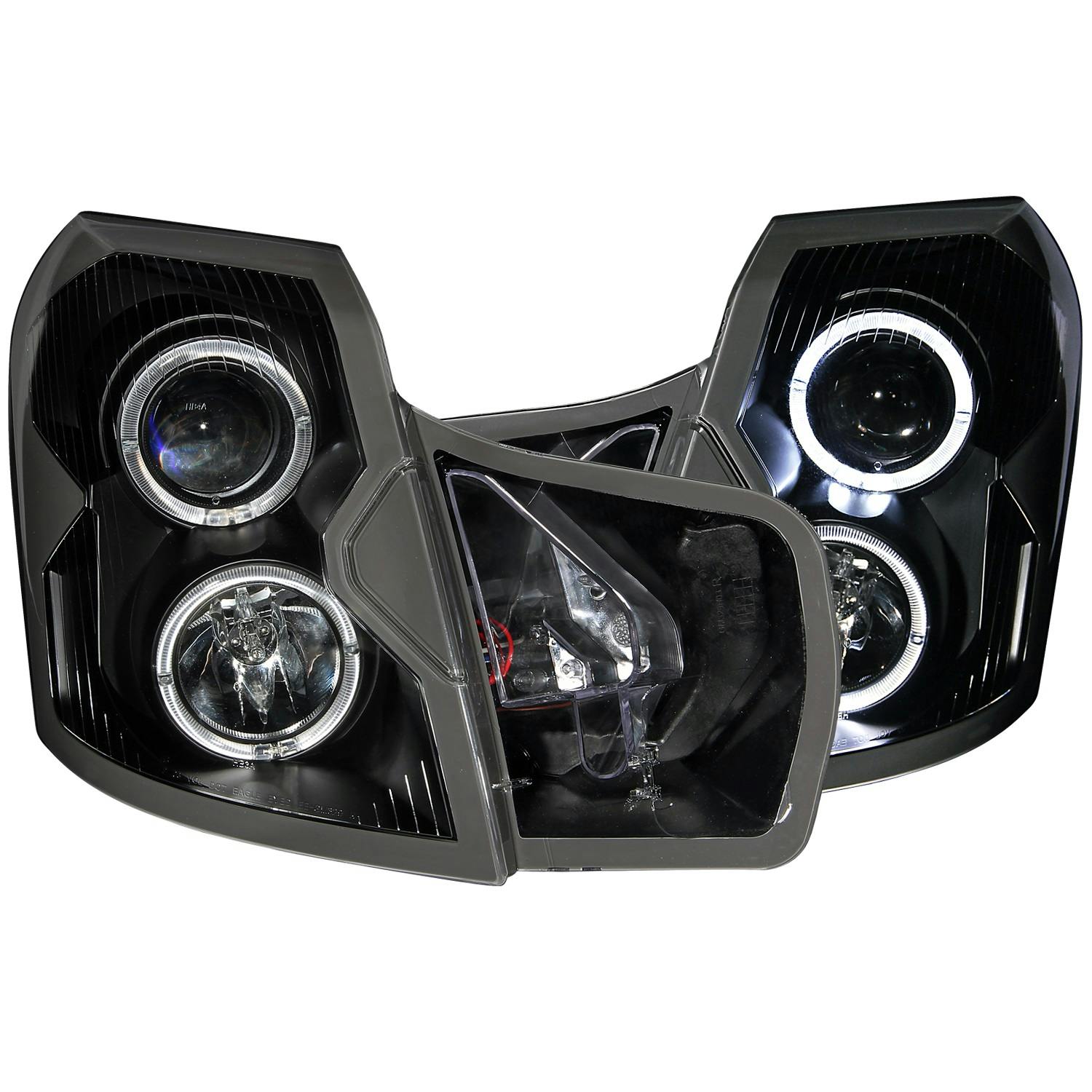 AnzoUSA 121415 Projector Headlight Set w/Halo