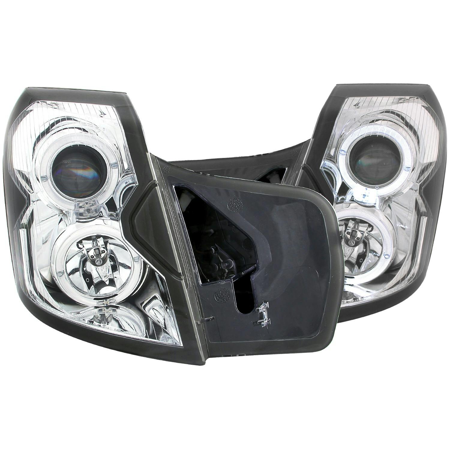 AnzoUSA 121416 Projector Headlight Set w/Halo