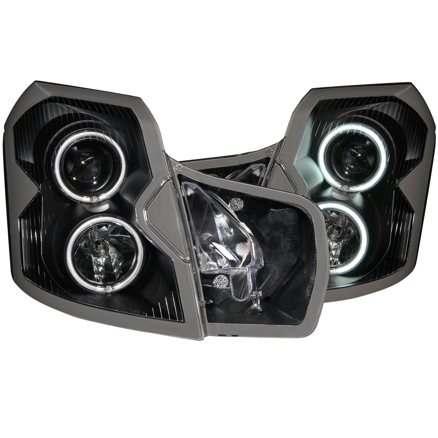 AnzoUSA 121417 Projector Headlight Set w/Halo