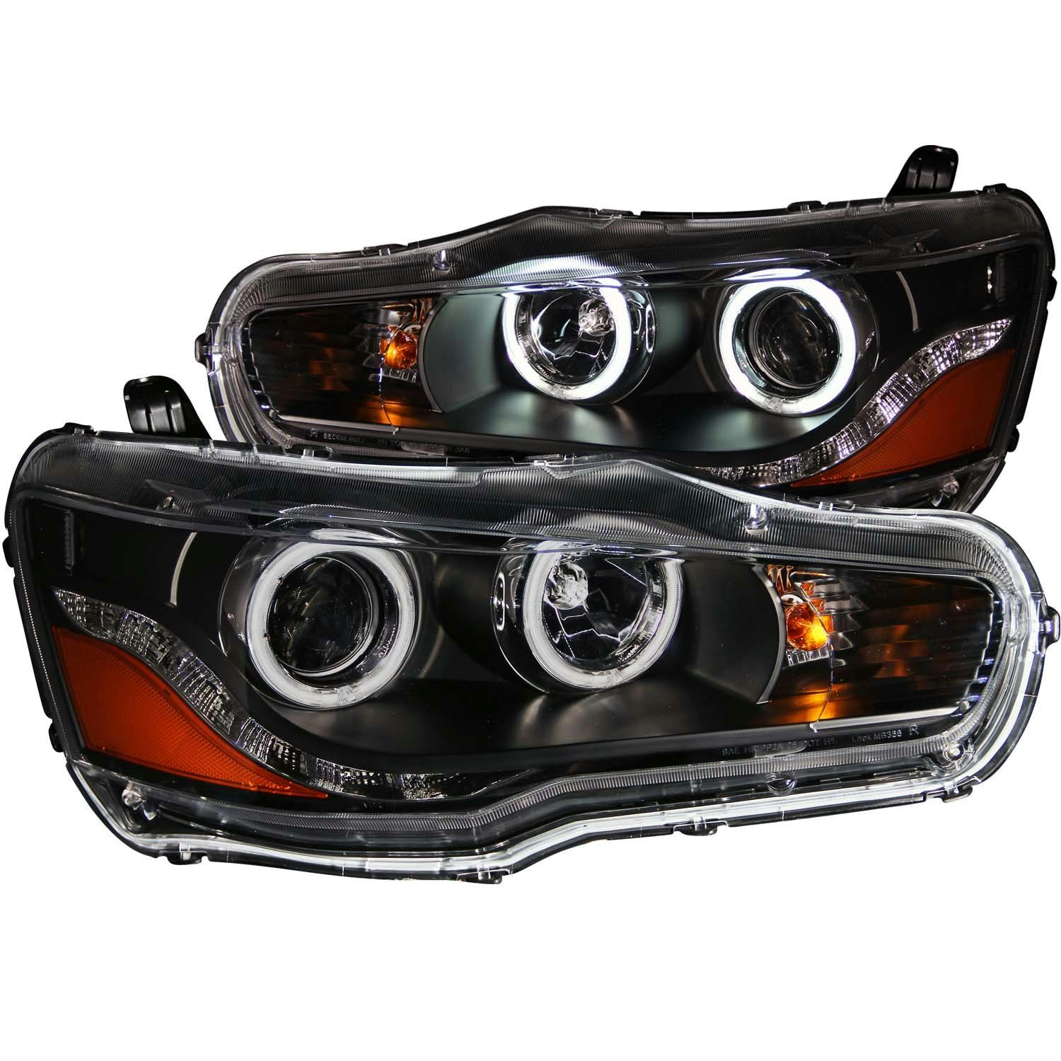 AnzoUSA 121428 Projector Headlight Set w/Halo