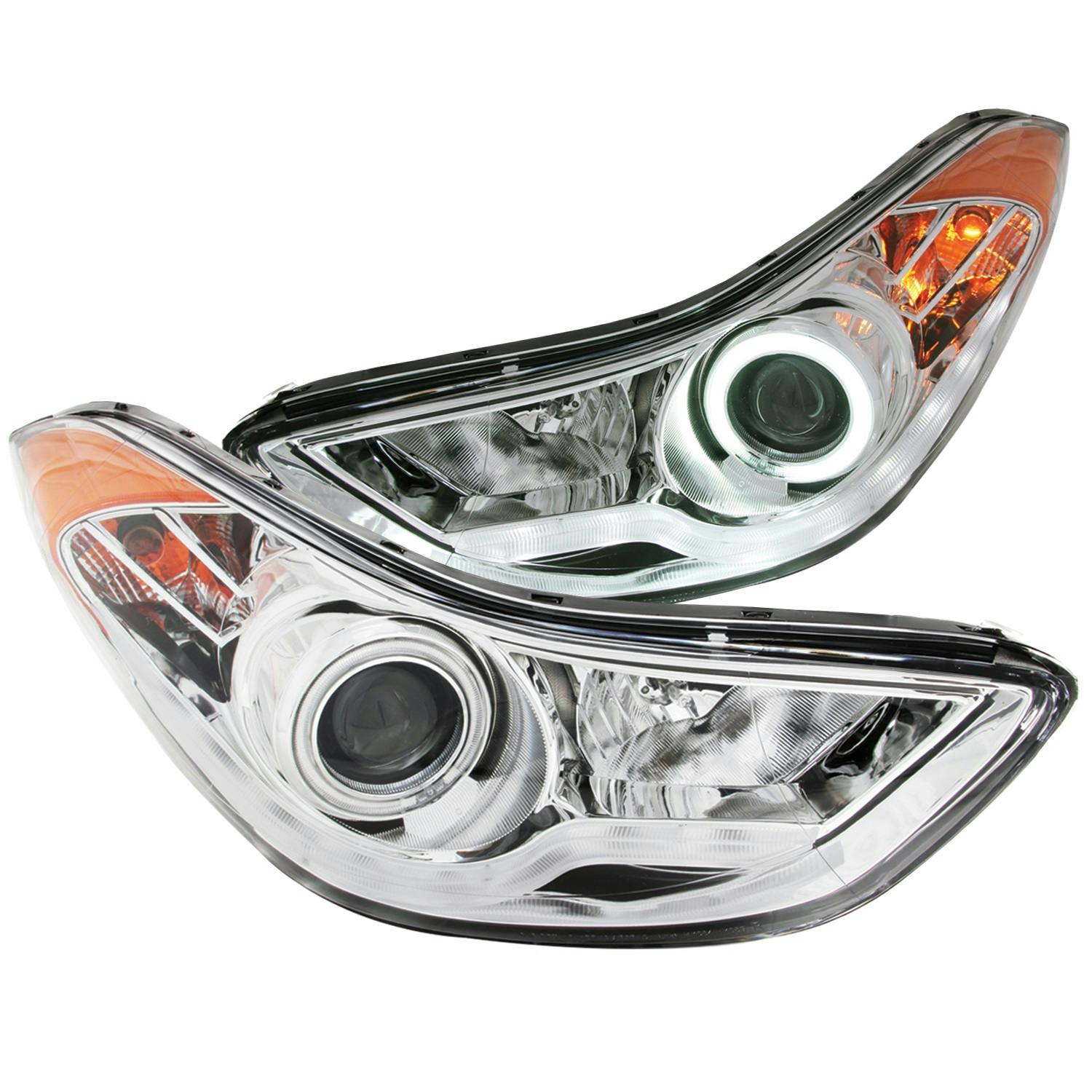 AnzoUSA 121455 Projector Headlight Set w/Halo