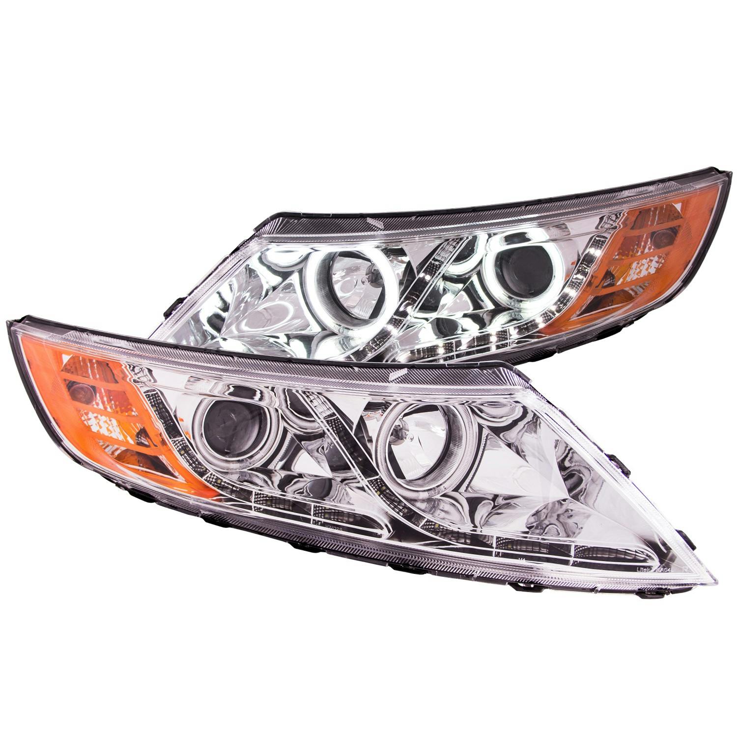 AnzoUSA 121459 Projector Headlight Set w/Halo