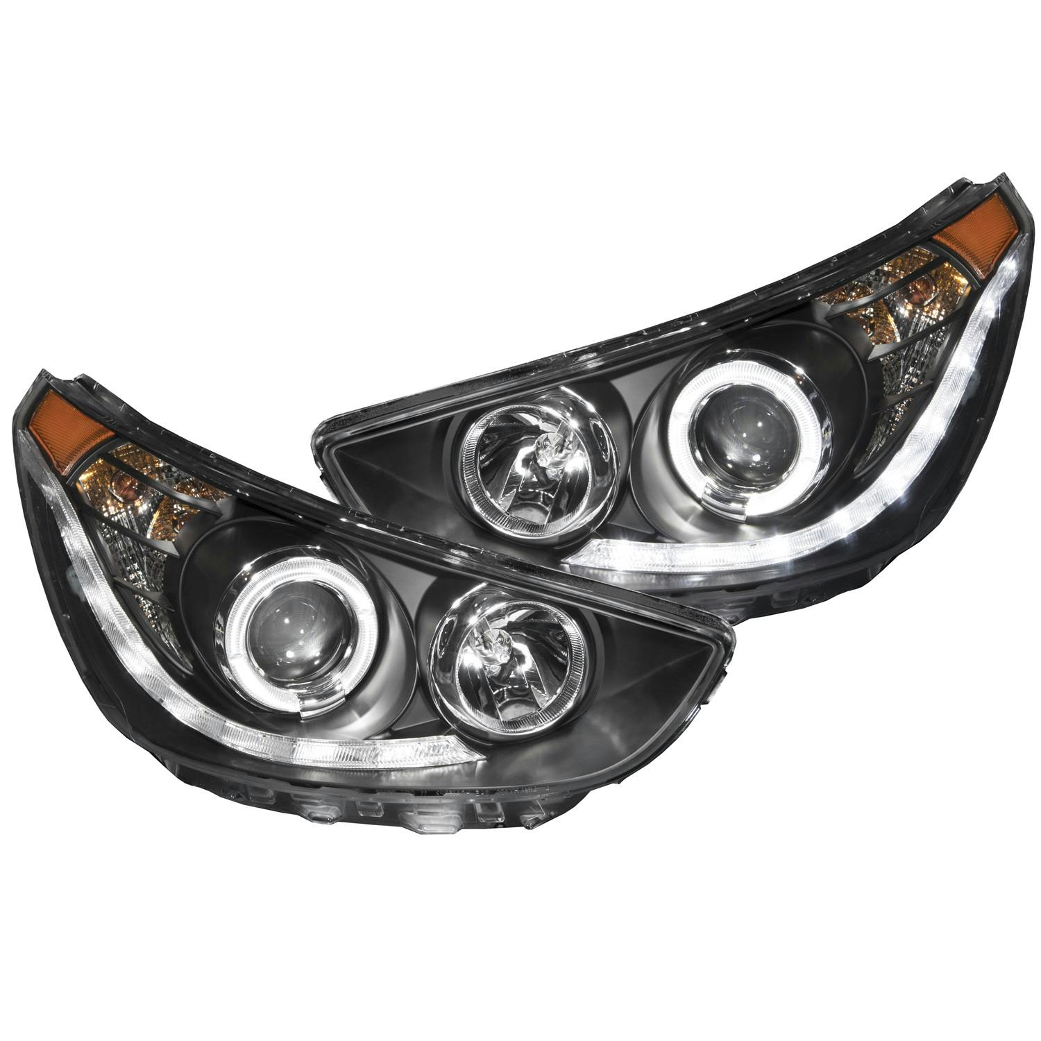 AnzoUSA 121476 Projector Headlight Set w/Halo