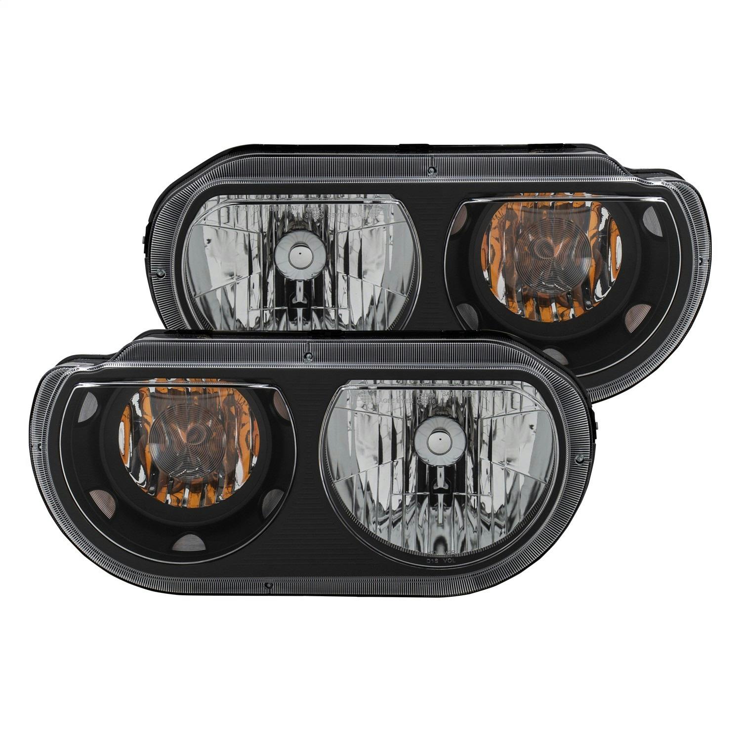 AnzoUSA 121526 Crystal Headlight Set