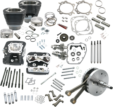 S&S CYCLE Hot Set-Up Kit - Black 900-0565