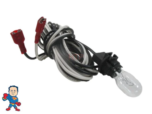 12V Spa Light Wiring Harness Assembly 7′ with Bulb – Gecko SSPA MSPA Hydro-Quip Spa Builders Compatible