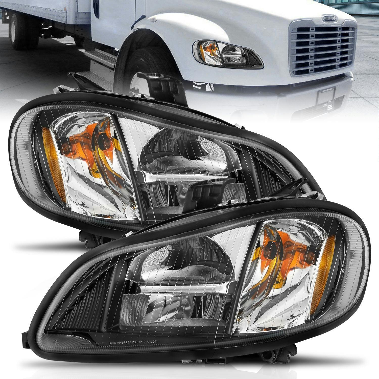 AnzoUSA 131030 LED Crystal Headlight Set