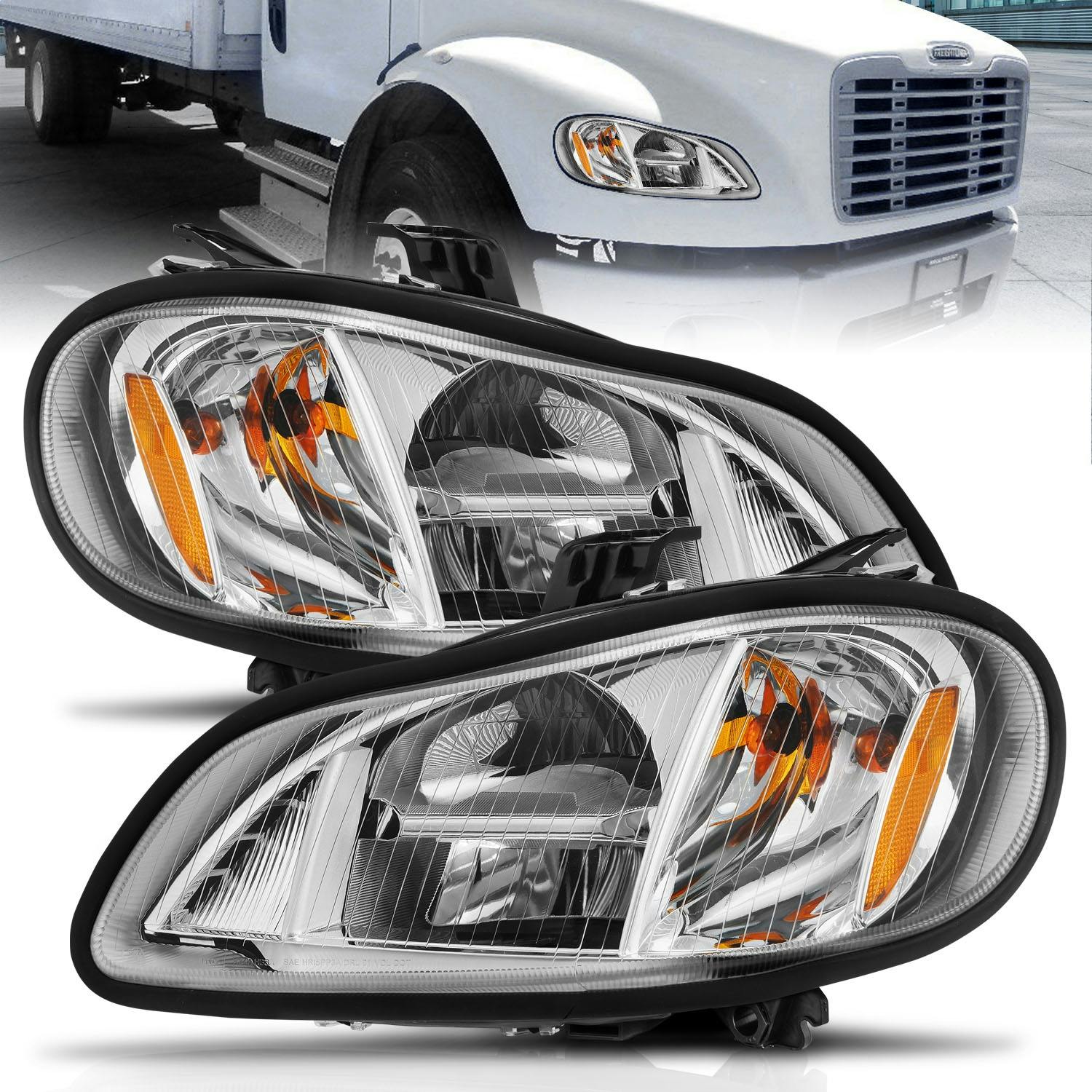AnzoUSA 131031 LED Crystal Headlight Set