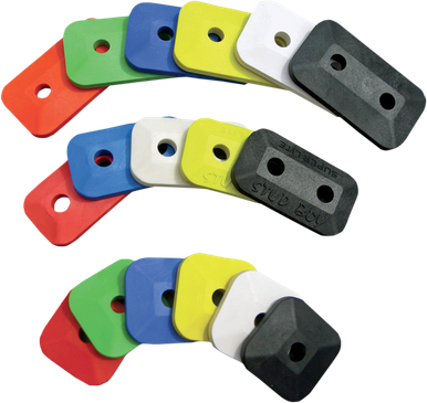 Stud Boy Backer Plates Single 24 Pack 2462-P1-BLK