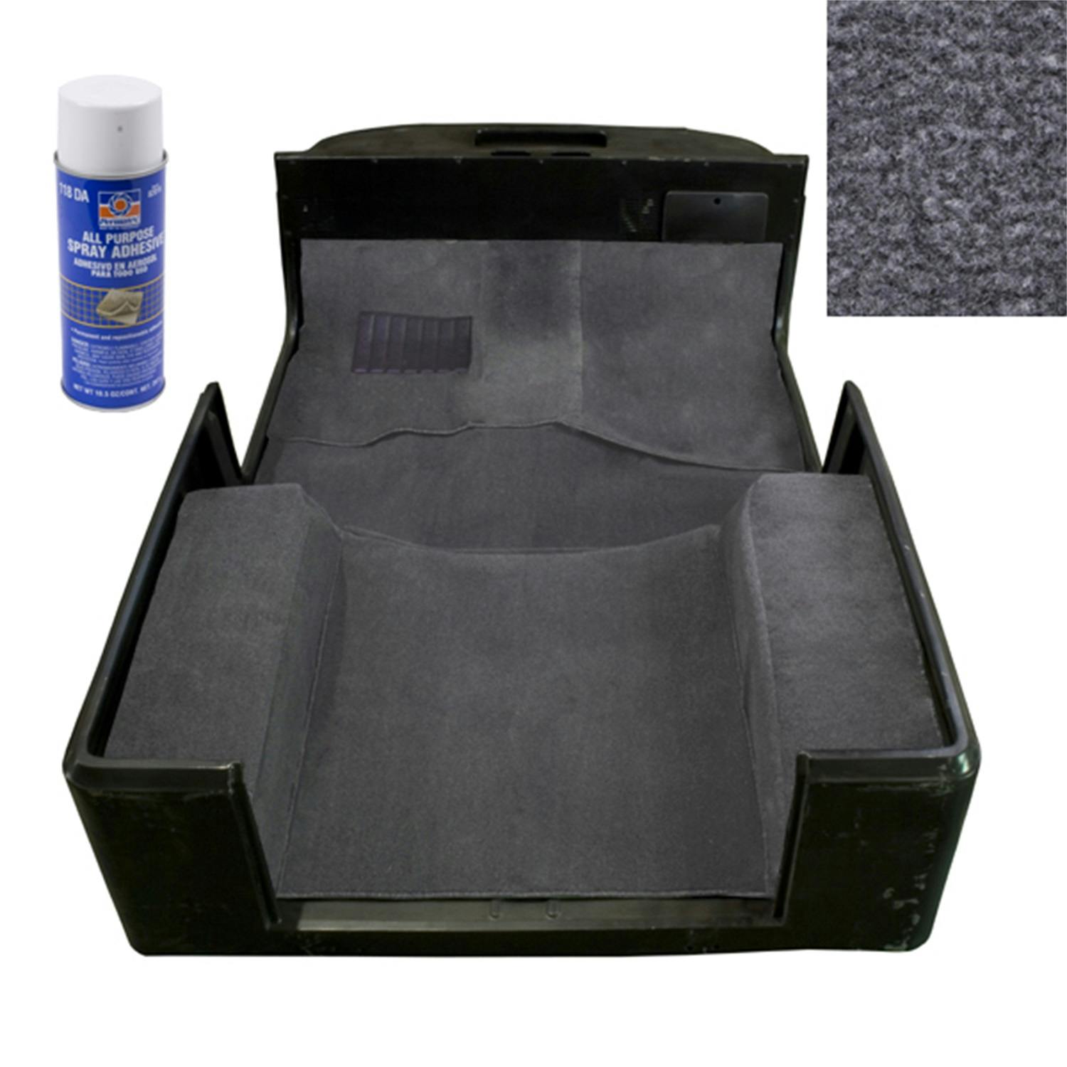 Rugged Ridge 13696.09 Deluxe Carpet Kit with Adhesive, Gray